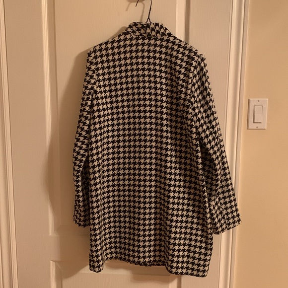 Herringbone Blazer Jacket Oversized Fit - Picture 2 of 7